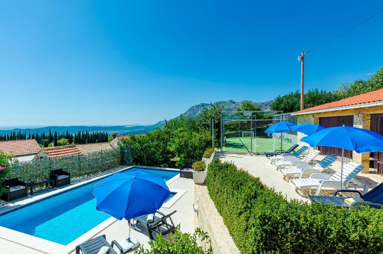 Gruda Villa Mateo With Private Pool מראה חיצוני תמונה